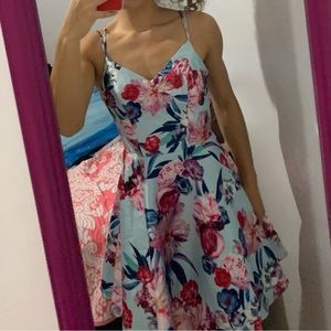 Gorgeous multi-color floral dress